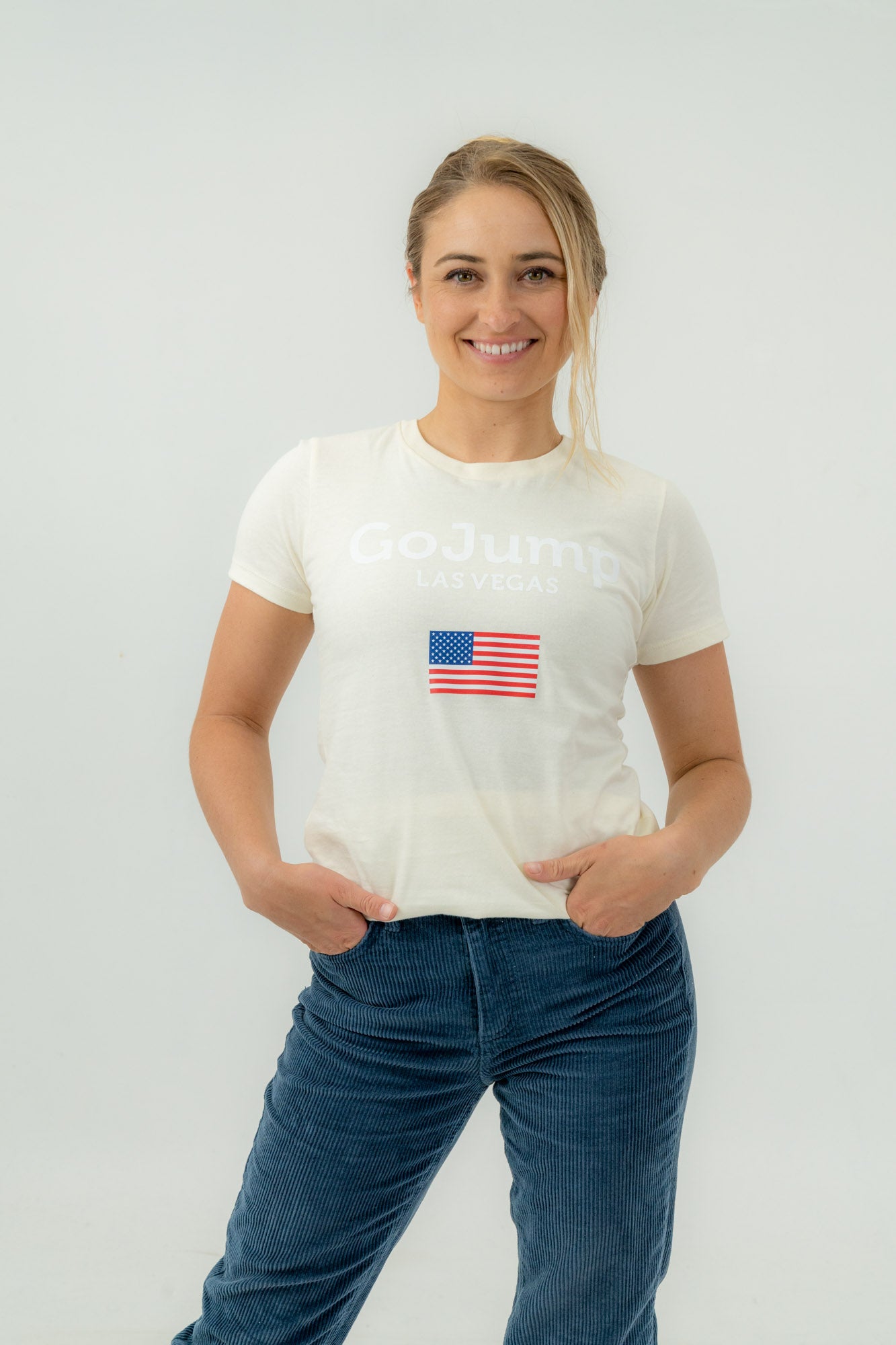 American Flag Las Vegas S/S Tee - Women