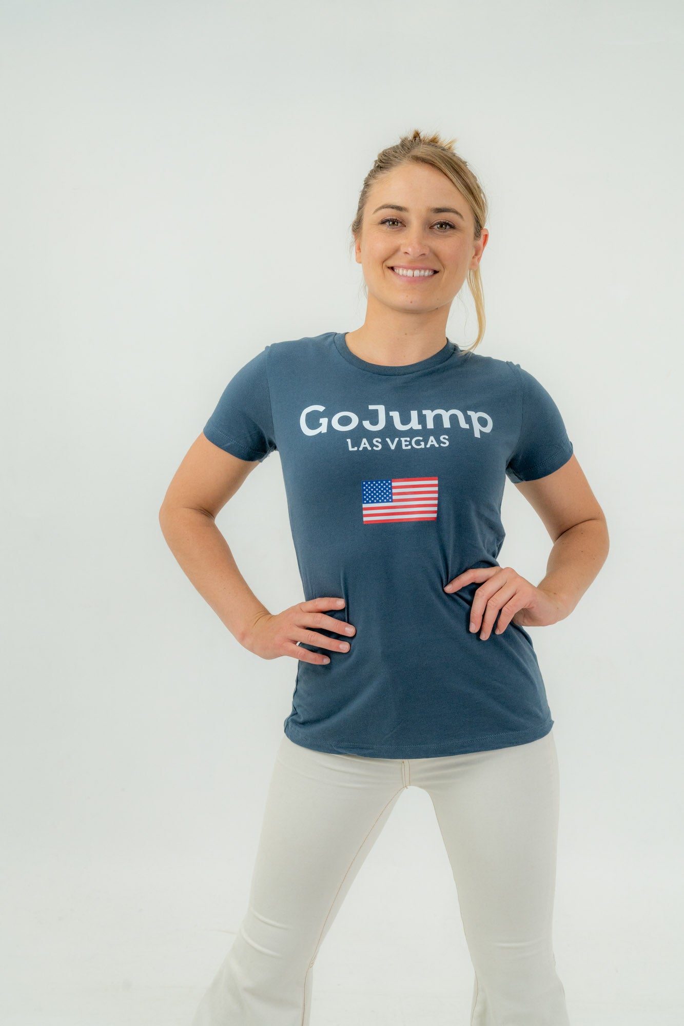 American Flag Las Vegas S/S Tee - Women