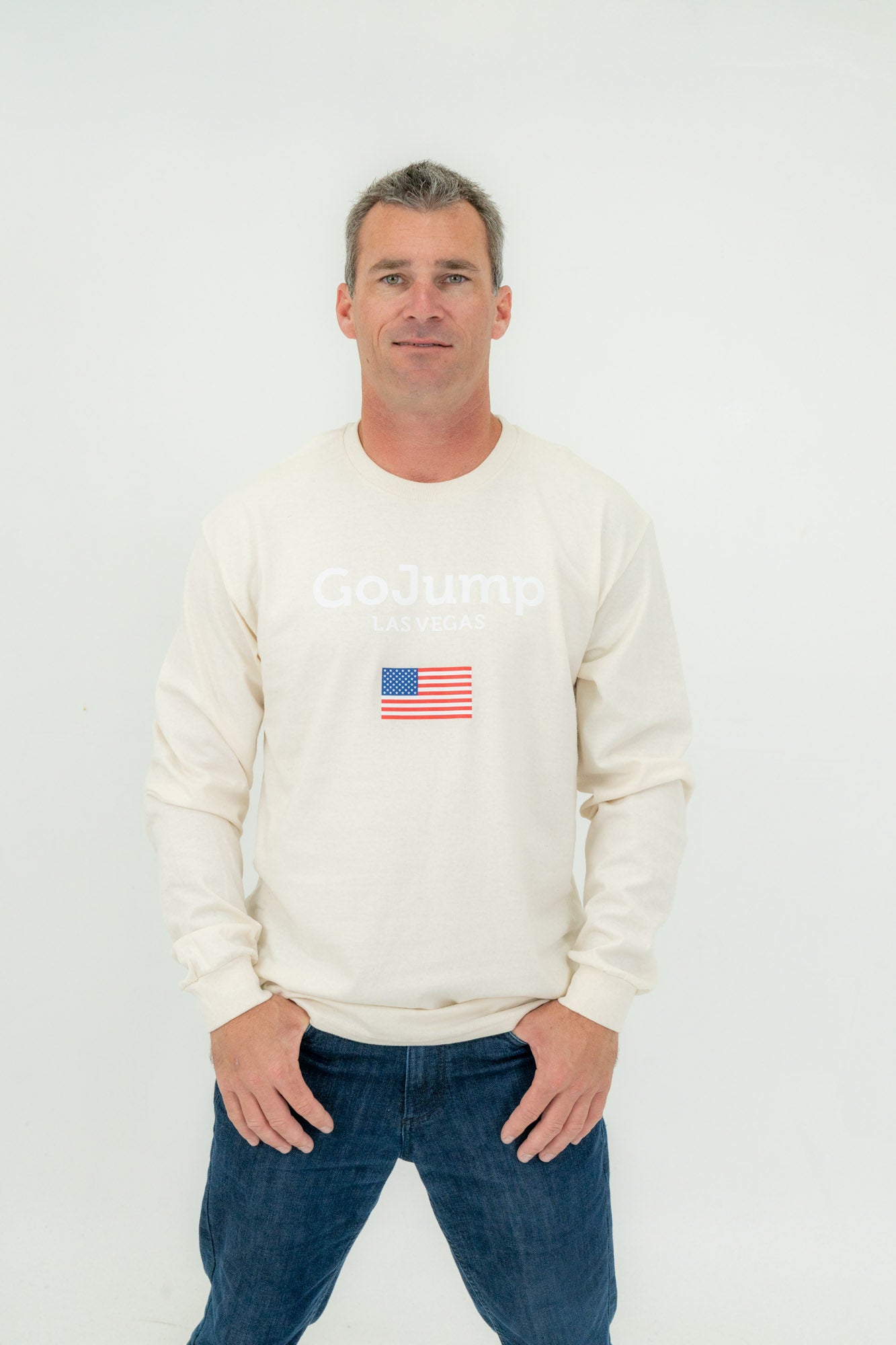 American Flag Las Vegas L/S Tee - Men