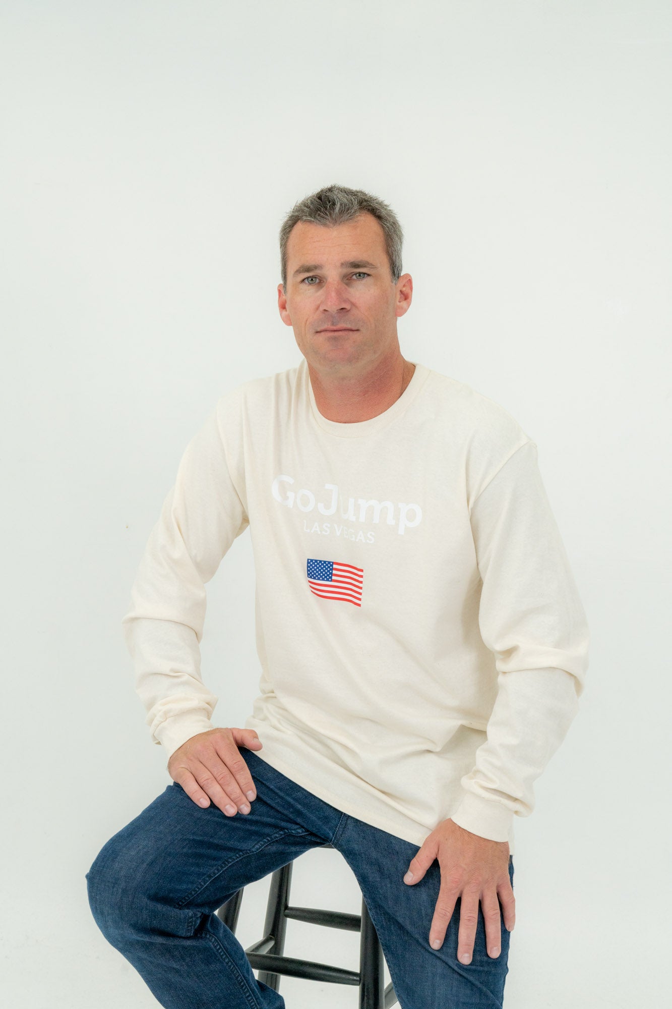 American Flag Las Vegas L/S Tee - Men