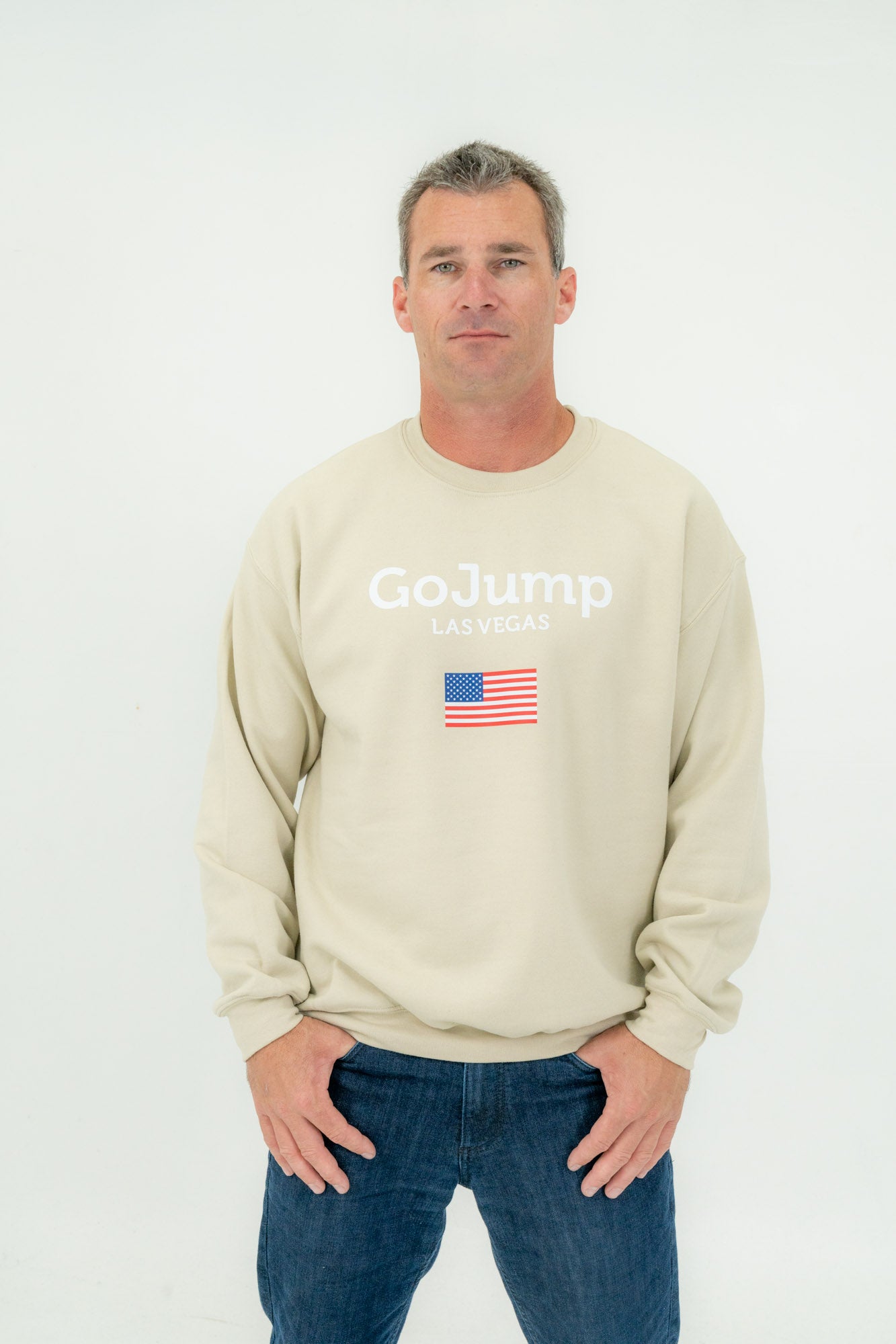 American Flag Las Vegas Crew Neck (M)