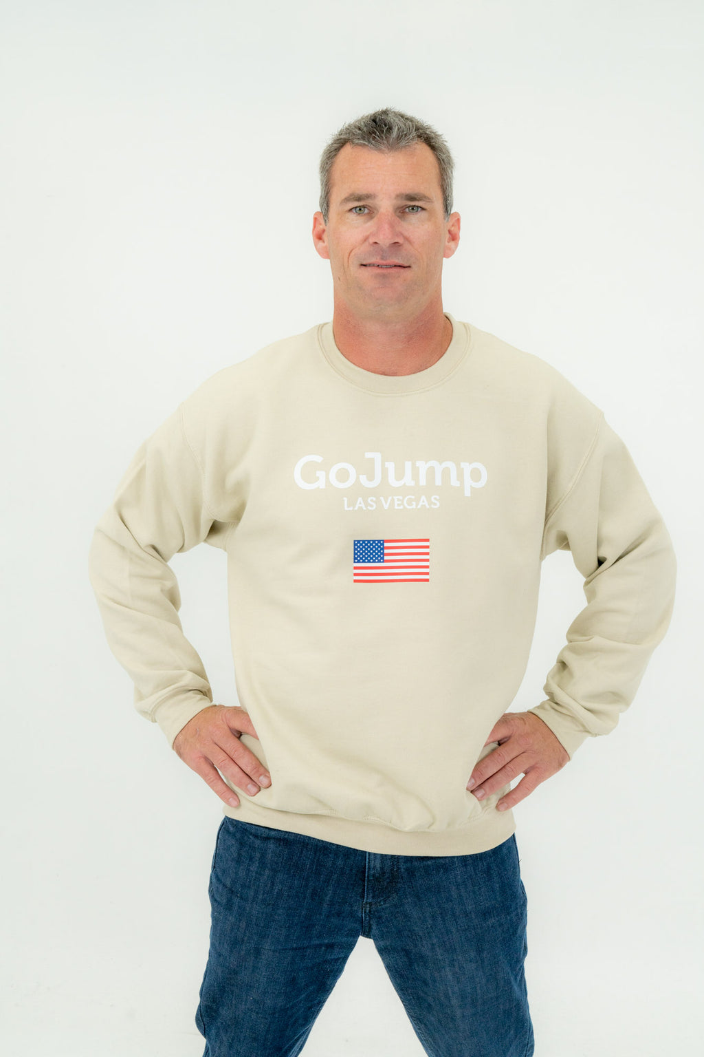 American Flag Las Vegas Crew Neck (M)
