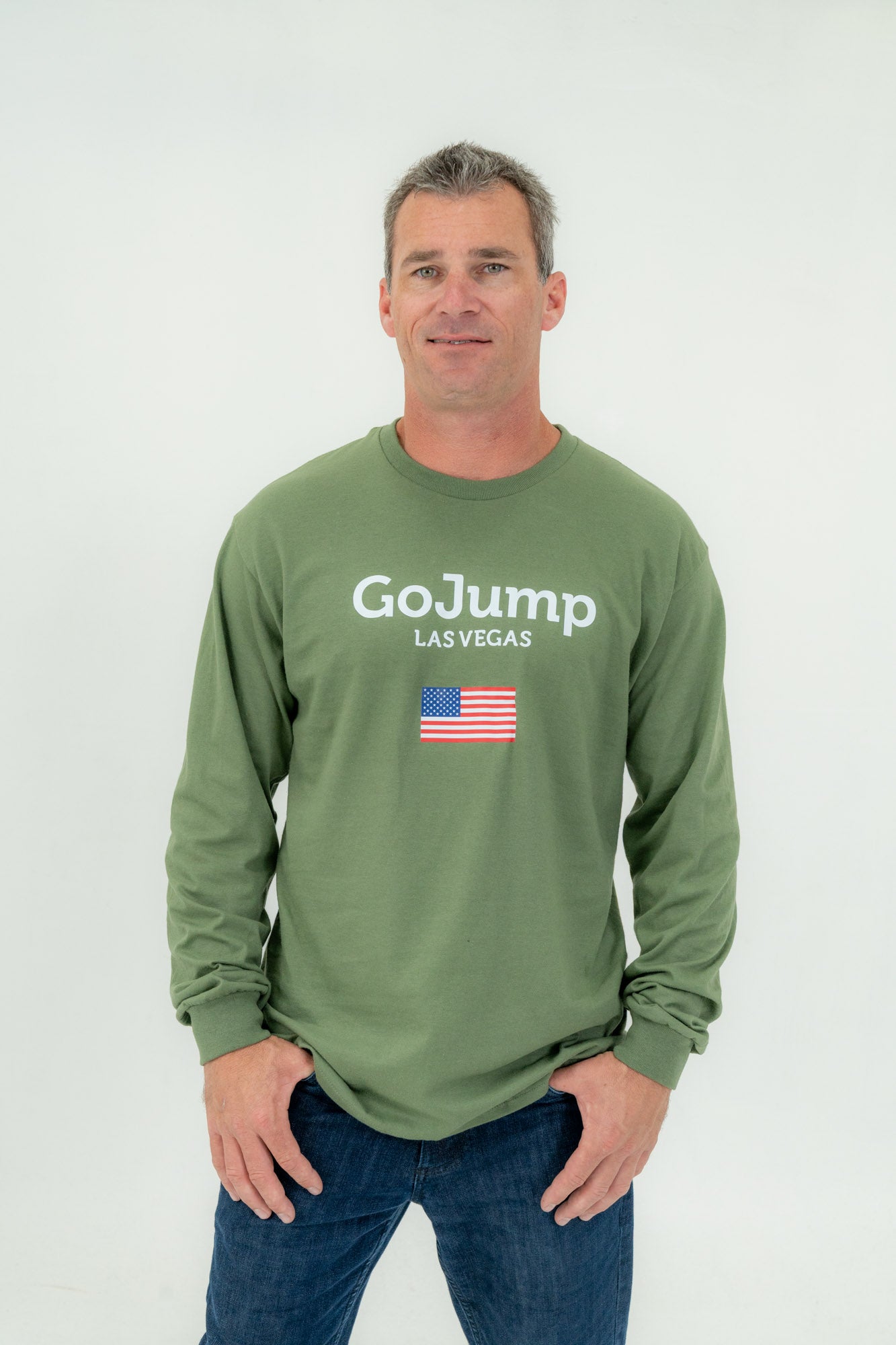 American Flag Las Vegas L/S Tee - Men