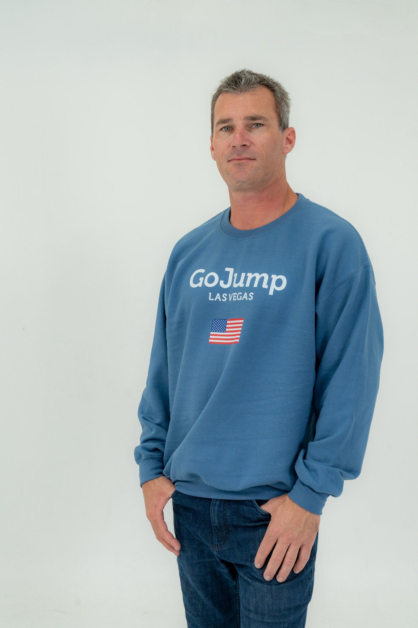 American Flag Las Vegas Crew Neck (M)
