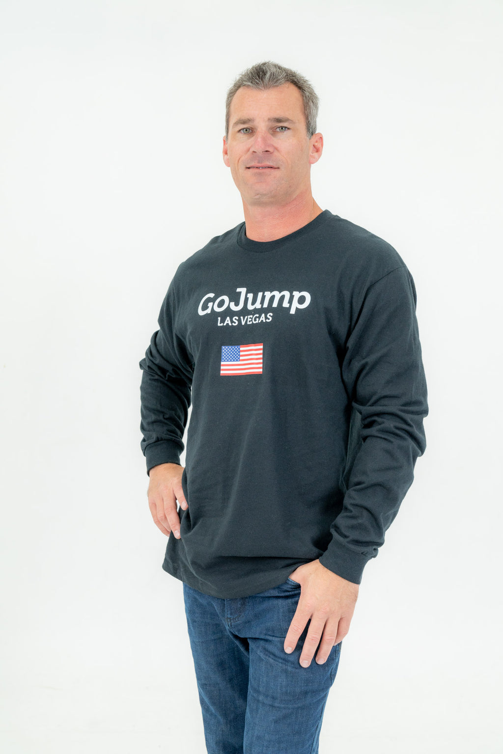 American Flag Las Vegas L/S Tee - Men