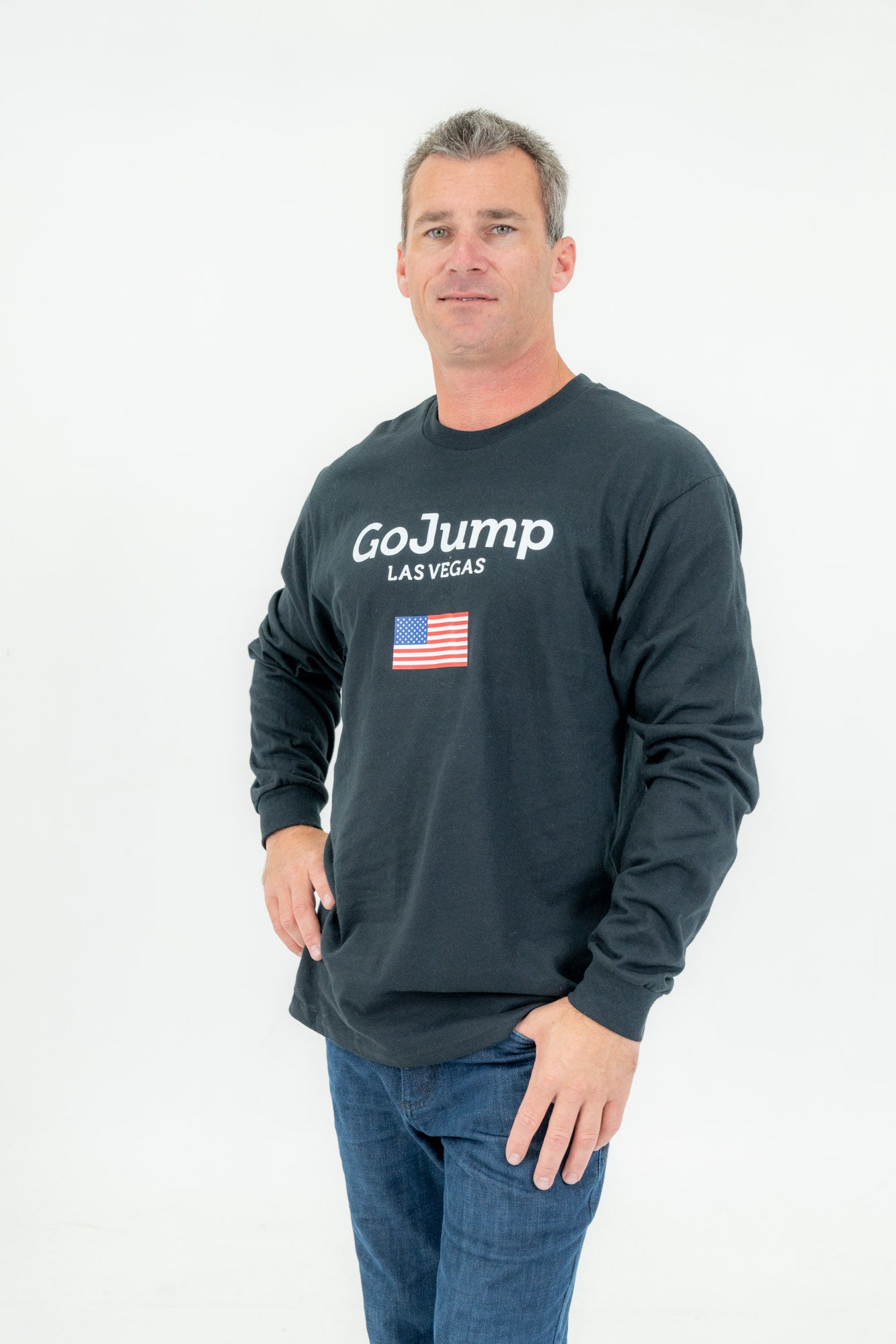 American Flag Las Vegas L/S Tee - Men